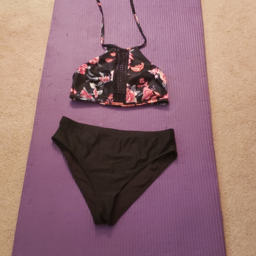 High waisted plus size bikini
